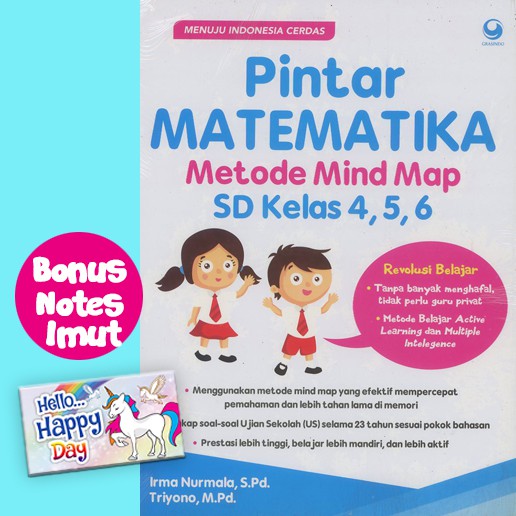 Jual PINTAR MATEMATIKA METODE MIND MAP SD KELAS 4,5,6 | Shopee Indonesia
