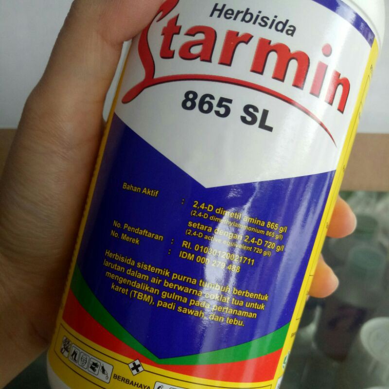 Jual STARMIN 865 SL racun rumput / pembasmi rumput / herbisida selektif ...