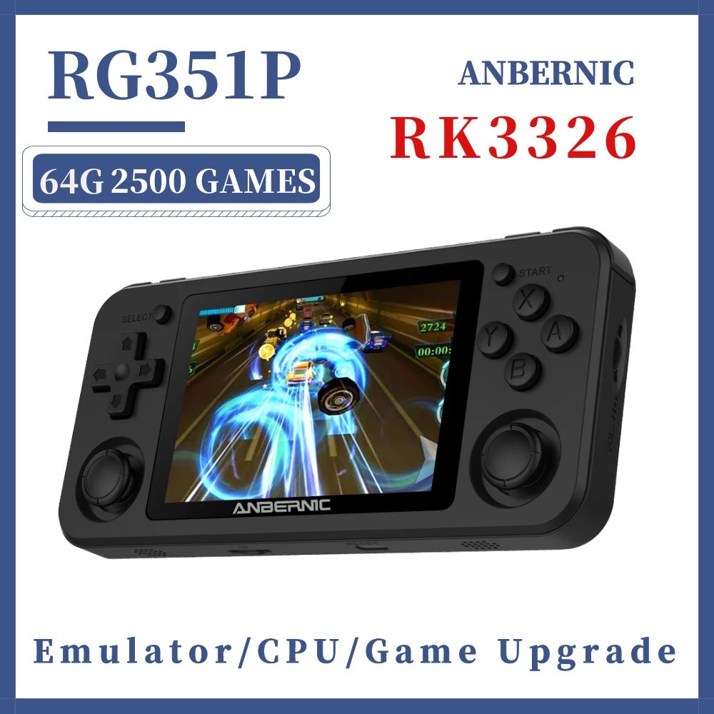 Jual ANBERNIC RG351P RG350P Handheld Game Player 64GB Emuelec System ...