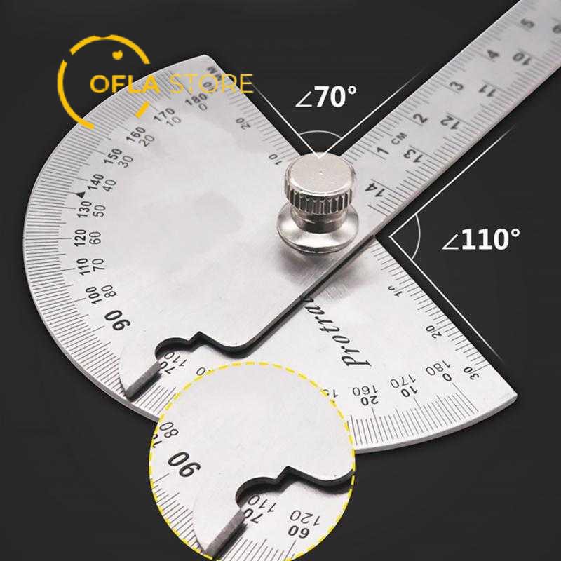 Jual Ofla Store | Protractor Penggaris Busur Derajat Measuring 14.5cm ...