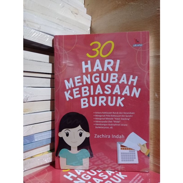 Jual Buku Original   30 Hari Mengubah Kebiasaan Buruk By Zachira Indah