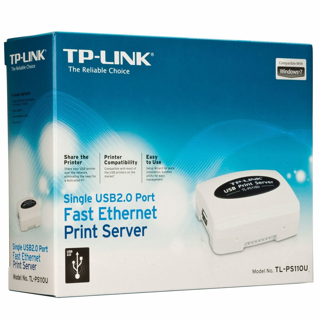Jual USB Print Server TPLink TLPS110PSingle Parallel Port Fast