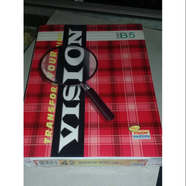 Jual VISION BUKU TULIS GARIS B5 42 LEMBAR | Shopee Indonesia