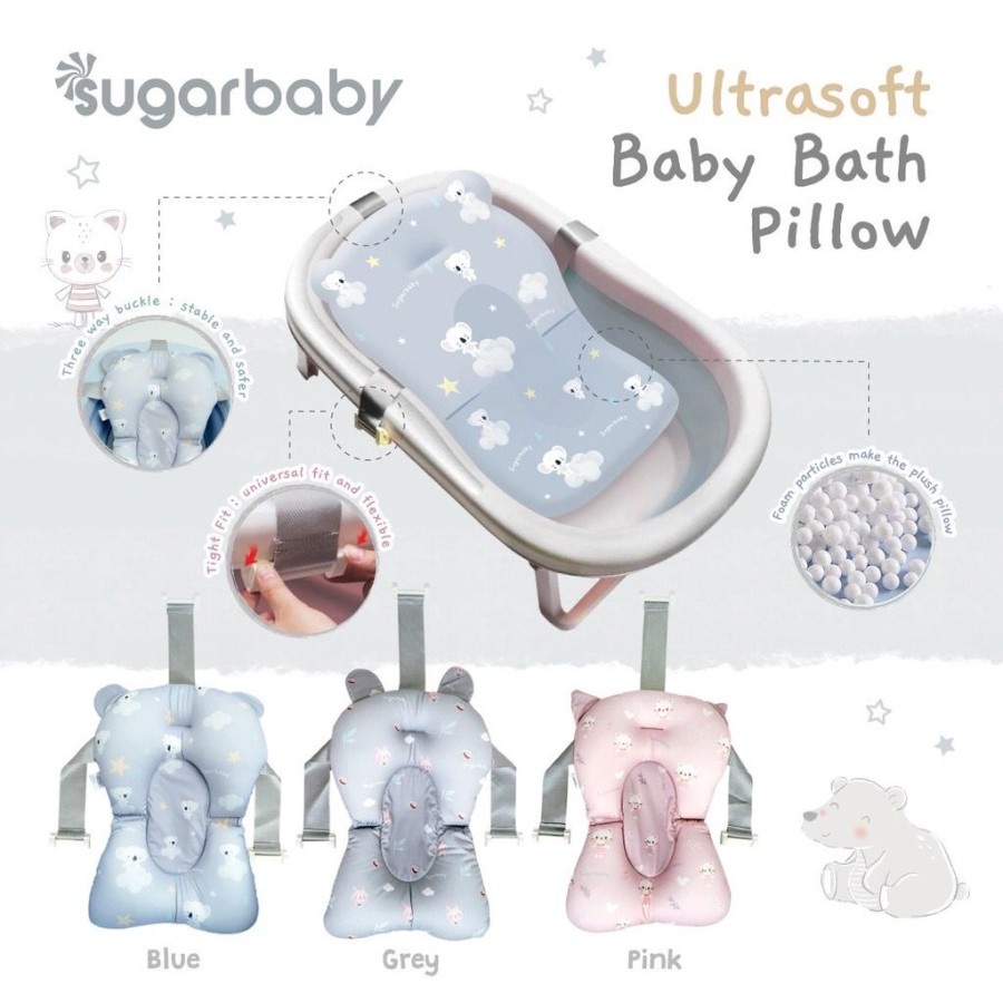 Jual Sugar Baby Ultrasoft Baby Bath Pillow Bantal Mandi Bayi Shopee