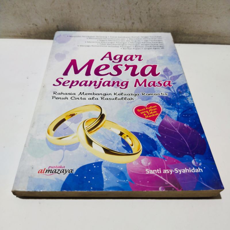 Jual Buku Obral Super Murah - Buku Agar Mesra Sepanjang Masa | Shopee ...