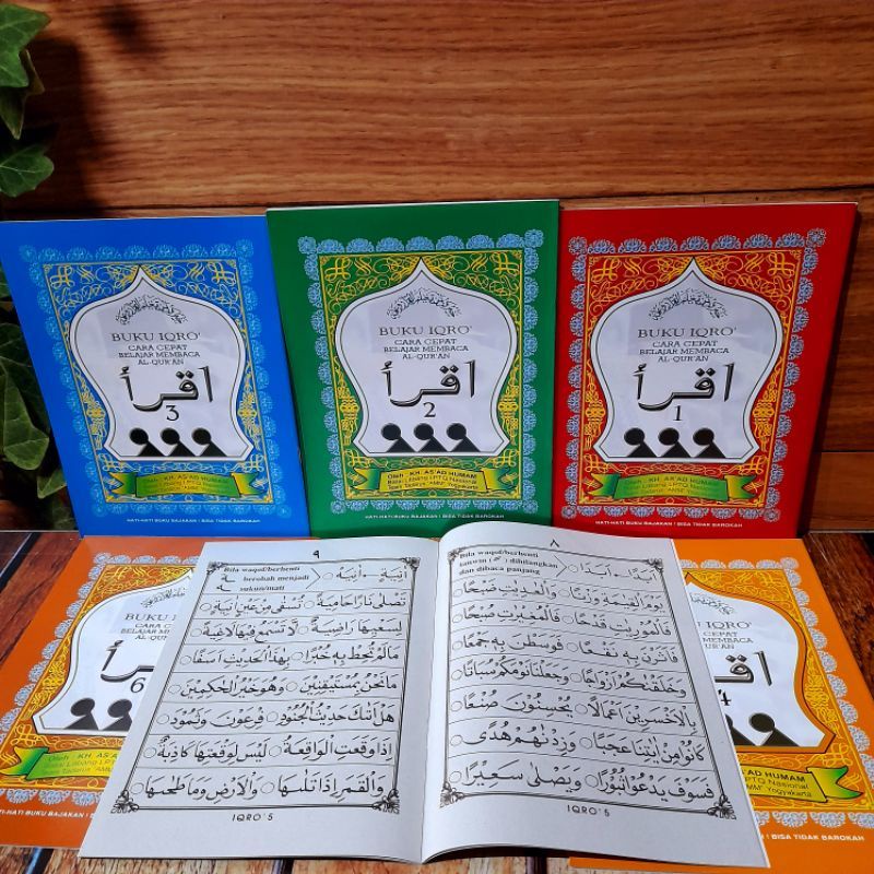 Jual Buku Iqro Set Jilid 1 Sampai 6 Ukuran Kecil A6 | Shopee Indonesia