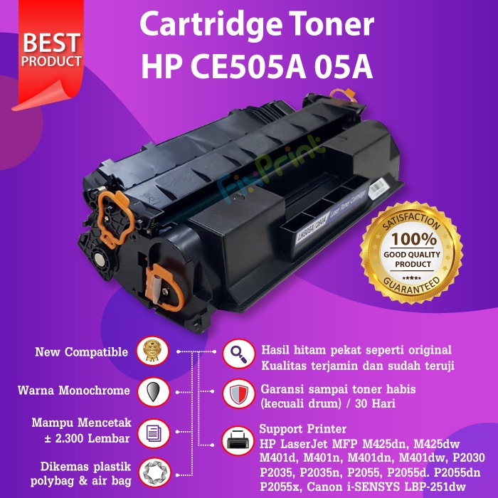 Jual Cartridge Toner Compatible 80A CF280A Printer HP LaserJet Pro 400