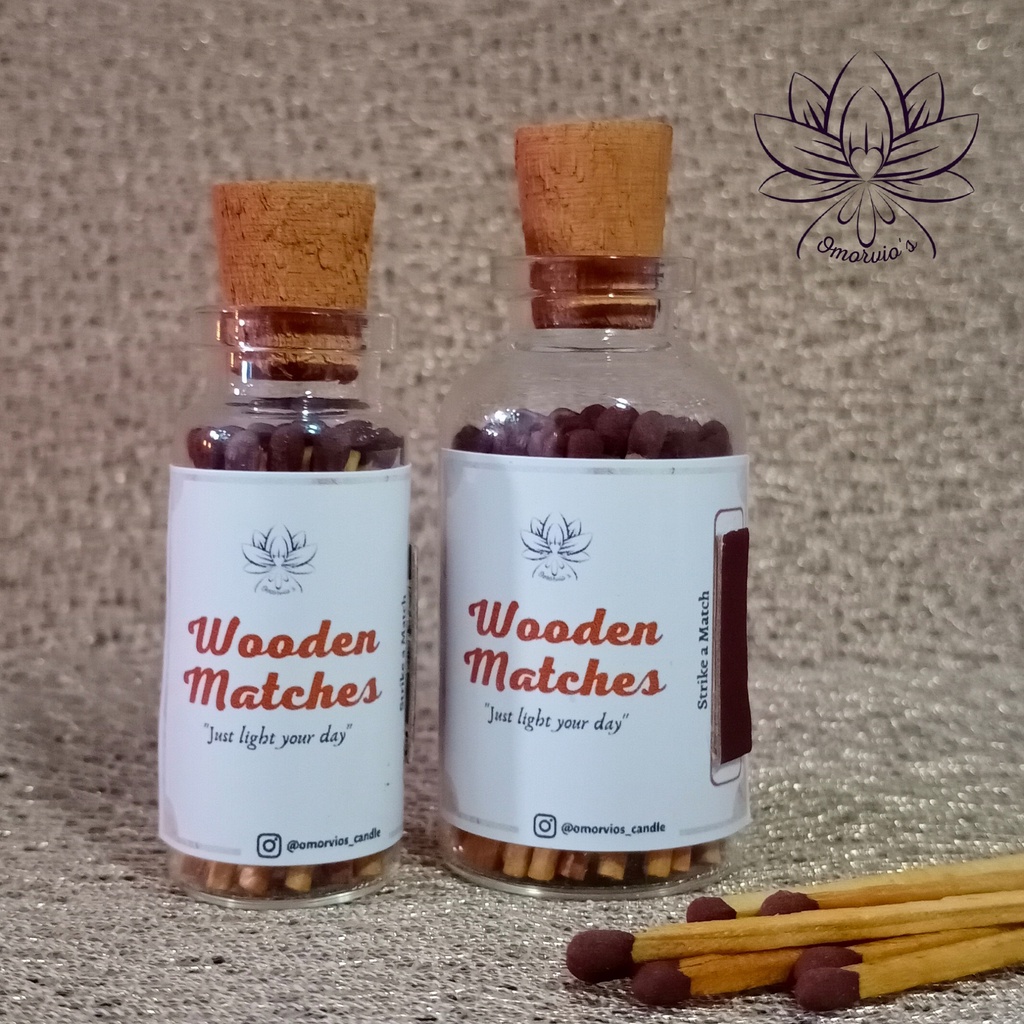 Jual Korek Kayu Estetik Wooden Matches Korek Api Kayu Omorvios Shopee Indonesia