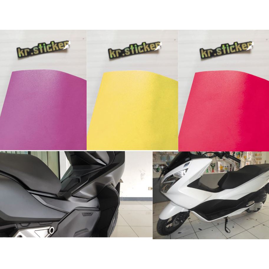 Jual Stiker motor / mobil Doff ( tekstur kulit jeruk) Bahan RITRAMA ...