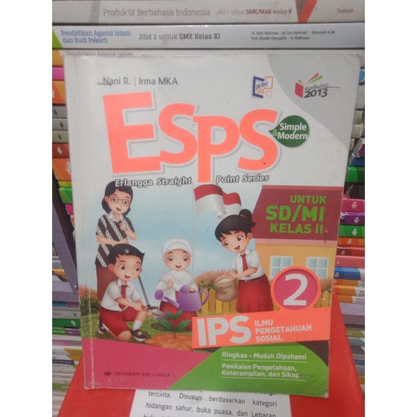 Jual Buku IPS Untuk SD Kelas 2 Esps Simple Modern Kurikulum 2013 ...