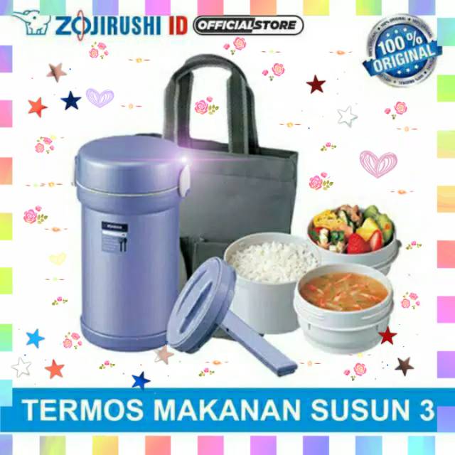 Jual ZOJIRUSHI LUNCH BOX (3 susun) Shopee Indonesia