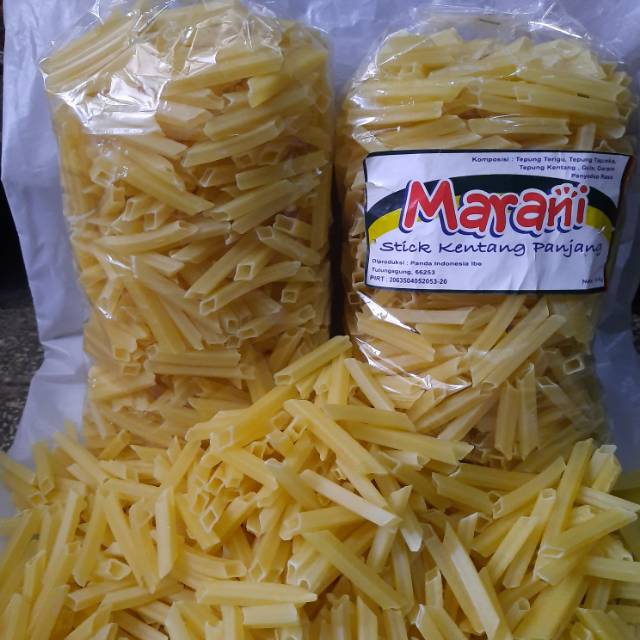 Jual Krupuk Camilan Makaroni Siap Goreng Kripik Makanan Ringan Enak