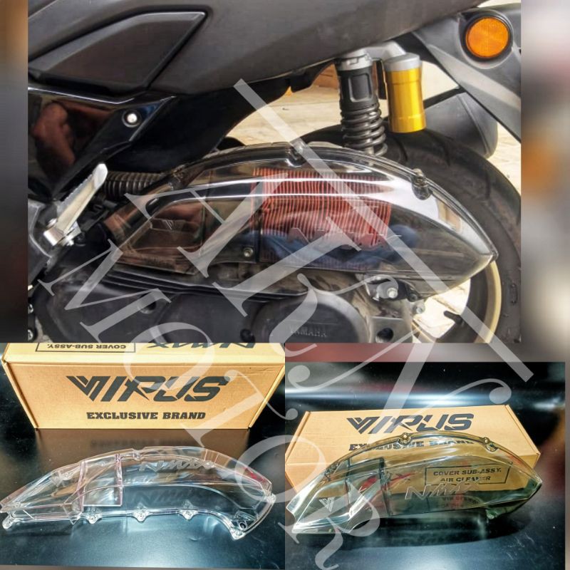 Jual Cover Tutup Mika Hawa Filter Transparan Yamaha All New Nmax