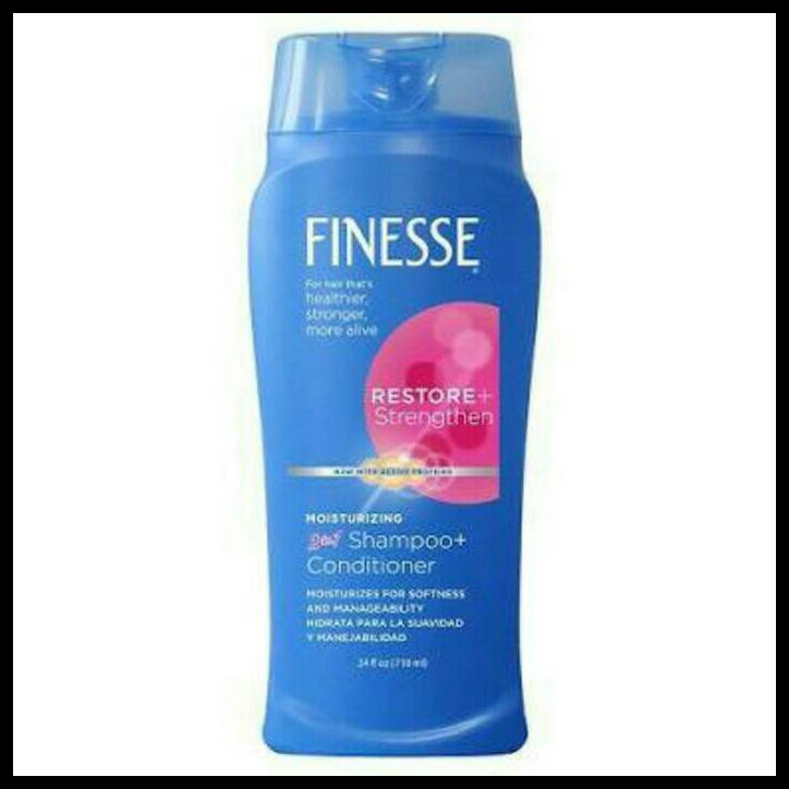 Jual FINESSE 2 IN 1 MOISTURIZING SHAMPOO + CONDITIONER USA 384 ML