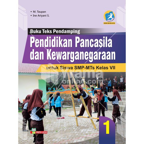 Jual Buku Pendidikan Pancasila Dan Kewarganegaraan Smp Mts Kelas 7