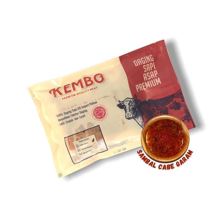 Jual Sei Sapi Kembo Frozen Daging Sapi Asap 500 Gr + Sambal 50 Gr ...