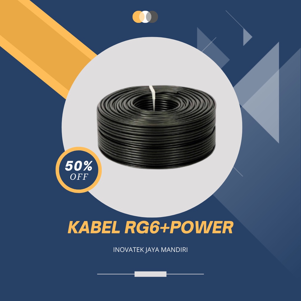 Jual Kabel Coaxial Cctv Interluc Rg Power Berbagai Ukuran Termurah Shopee Indonesia