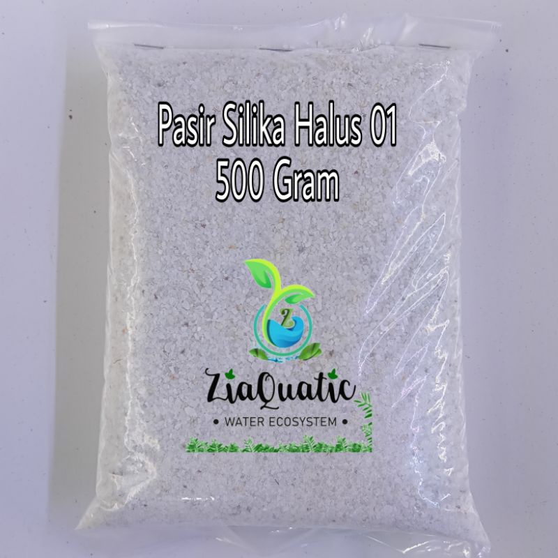 Jual Pasir silika halus 01/filter air/substrat aquarium 500 gram ...