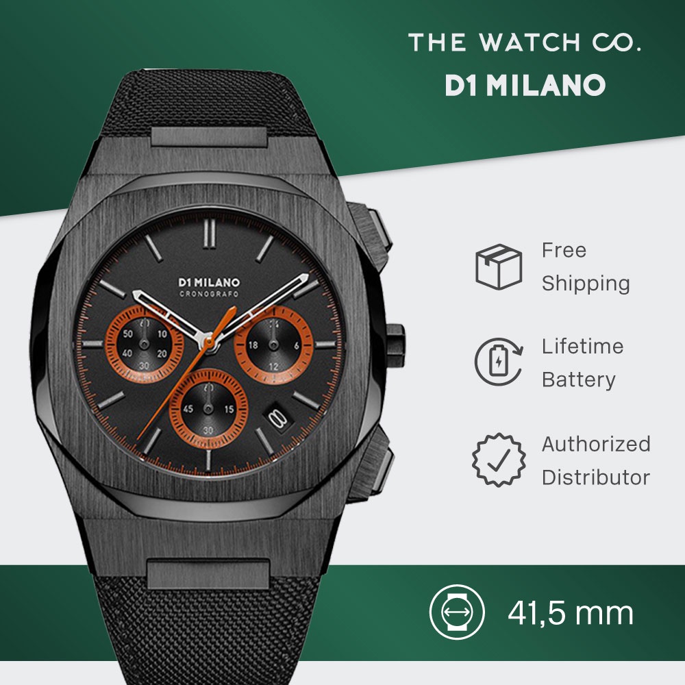 Jual Jam Tangan Pria D1 Milano Chronograph Gear 41.5mm D1 CHNJ01
