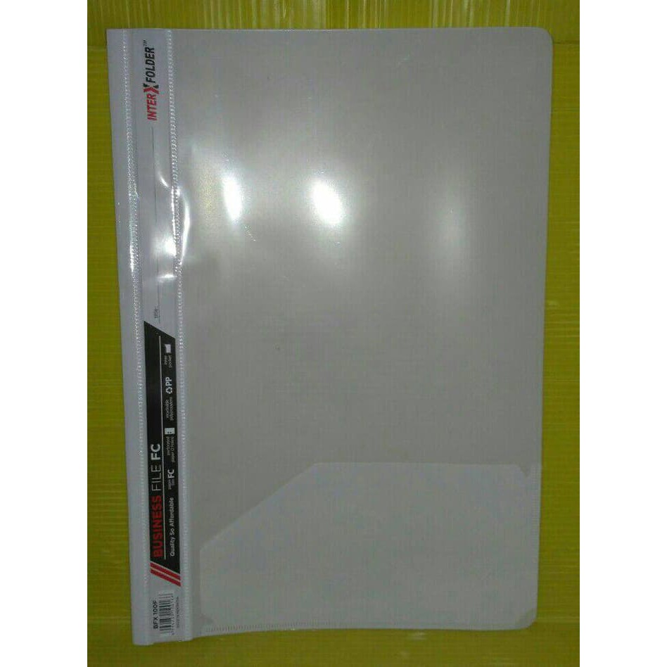 Jual Inter X Folder Business File F4 - Putih (Pak 12 Pcs) | Shopee ...