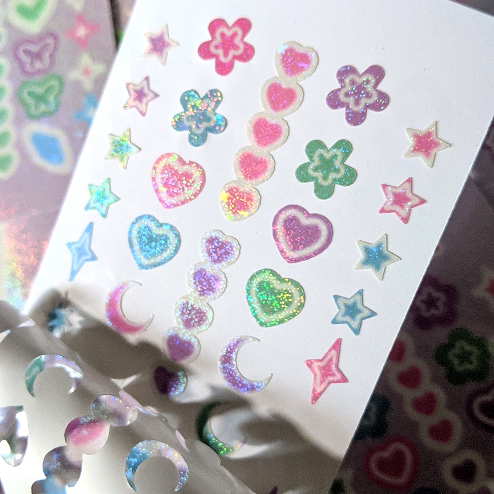 Jual GRADIENT SHAPES & BUTTERFLY GRADIENT STICKER ☆ by RATTLED STUDIO ...