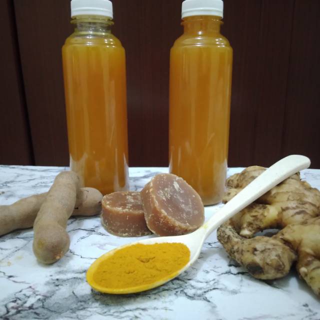 Jual Jamu Tradisional Kunyit Asam Kunir Asem Semija 250 Ml Shopee