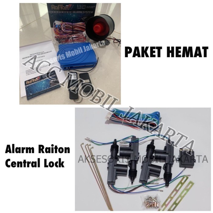 Jual Paket Alarm Raiton Central Lock Mobil Avanza Xenia Berkualitas