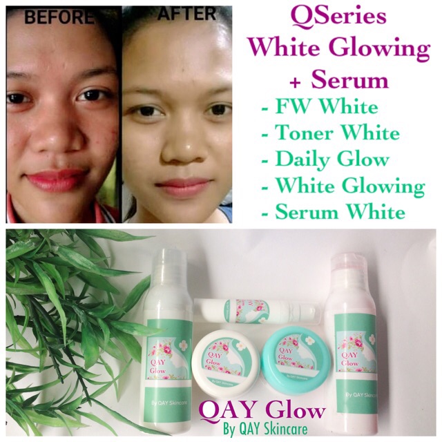 Jual QAY Glow Paket White Glowing + Serum (QSeries) | Shopee Indonesia
