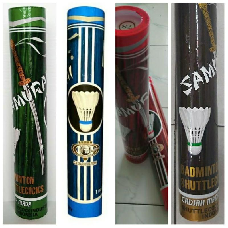 Jual SHUTTLECOCK BADMINTON SAMURAI / Kok samurai merah, biru, hijau dan ...
