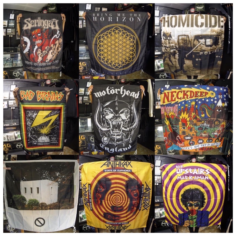 Jual Custom Flag Artwork Band | Shopee Indonesia