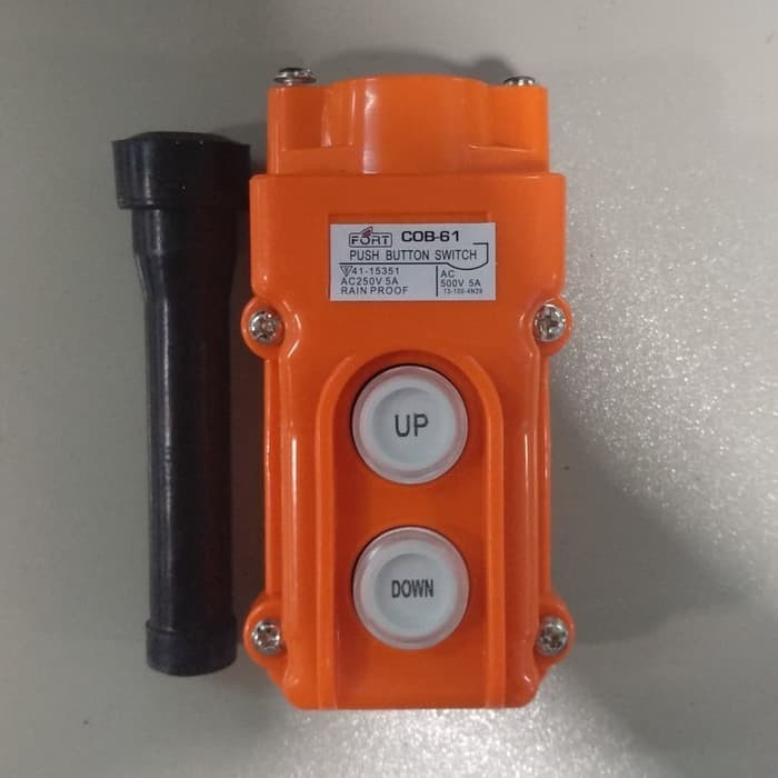 Interruttore A Pulsante Impermeabile COB-61 | 250V 5A | Per Gru, Argani | Con Guaina - Foto 7