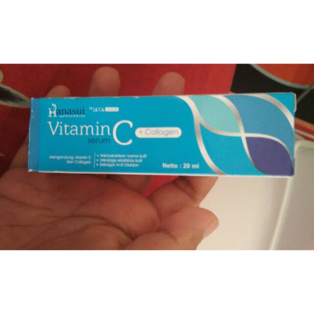 Jual Hanasui Vitamin C Serum Collagen Netto 20 Ml Shopee Indonesia 