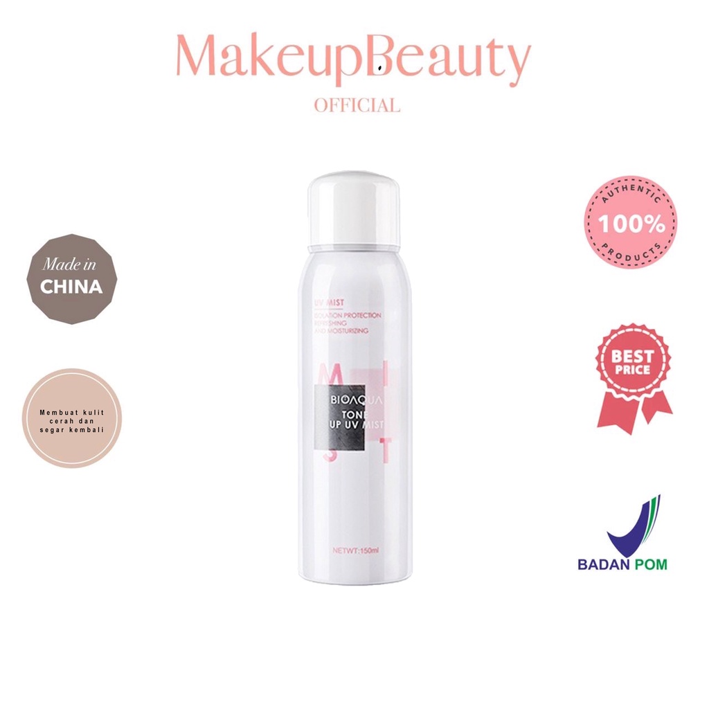 Jual BIOAQUA Tone Up Mist Brightening Anti UV Moisturizing Spray Wajah