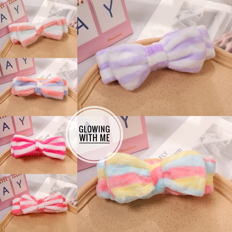 Jual Bandana Cuci Muka Pita/Bando cuci muka lucu (headband korea