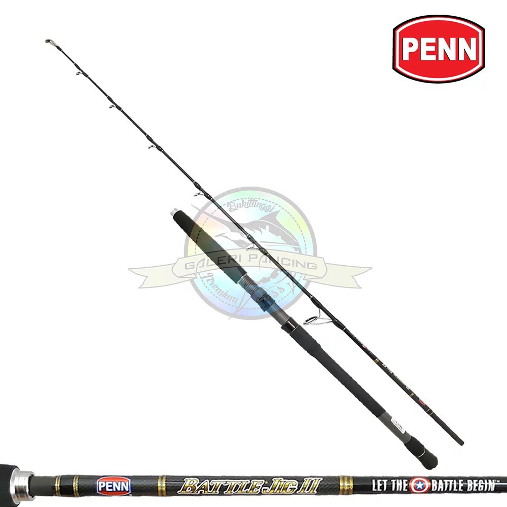 Jual Joran Pancing Penn Battle Jig II 602H - 180cm PE 2-4 | Shopee  
