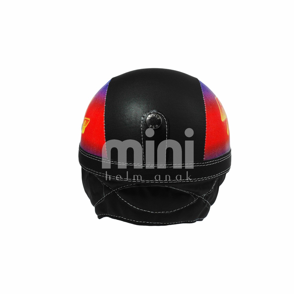 Jual Helm Anak Mini Retro Classic Series Born To Ride | Shopee Indonesia