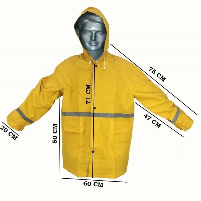 Jual Jas Hujan Suit Project Kuning Merk Layar 118-SRS-B-LT - Kuning ...