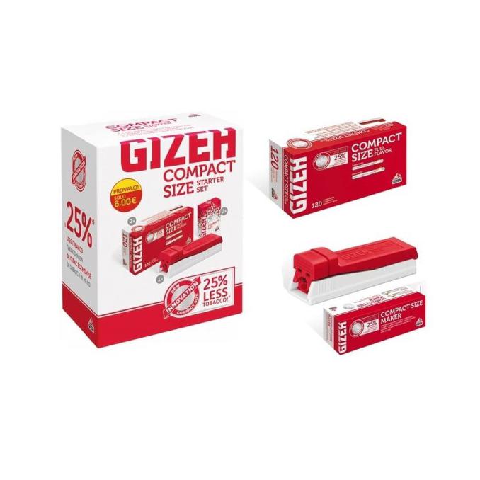Jual GIZEH Compact Size Starter Set - Injector Tembakau Rokok + Filter ...