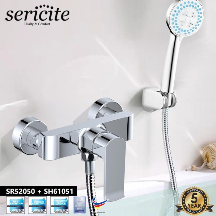 Jual Sericite Bundling Hand Shower Kran Mixer Air Panas Dingin