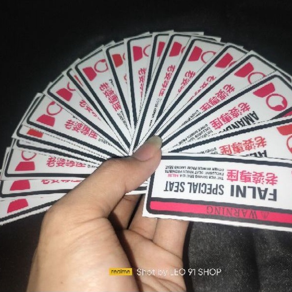 Jual Sticker special seat | stiker vinyl print custom | Shopee Indonesia