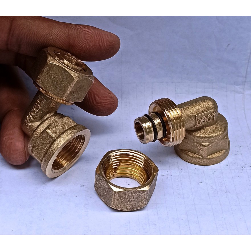 Jual Nepel Selang Air Panas Water Heater Elbow DRAT DALAM L 1216 - 1216 F |  Shopee Indonesia