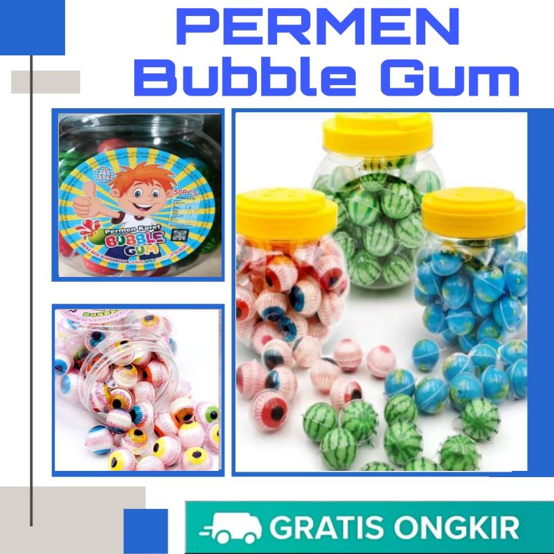 Jual PERMEN BUBBLE GUM PERMEN VIRAL 1 TOPLES | Shopee Indonesia