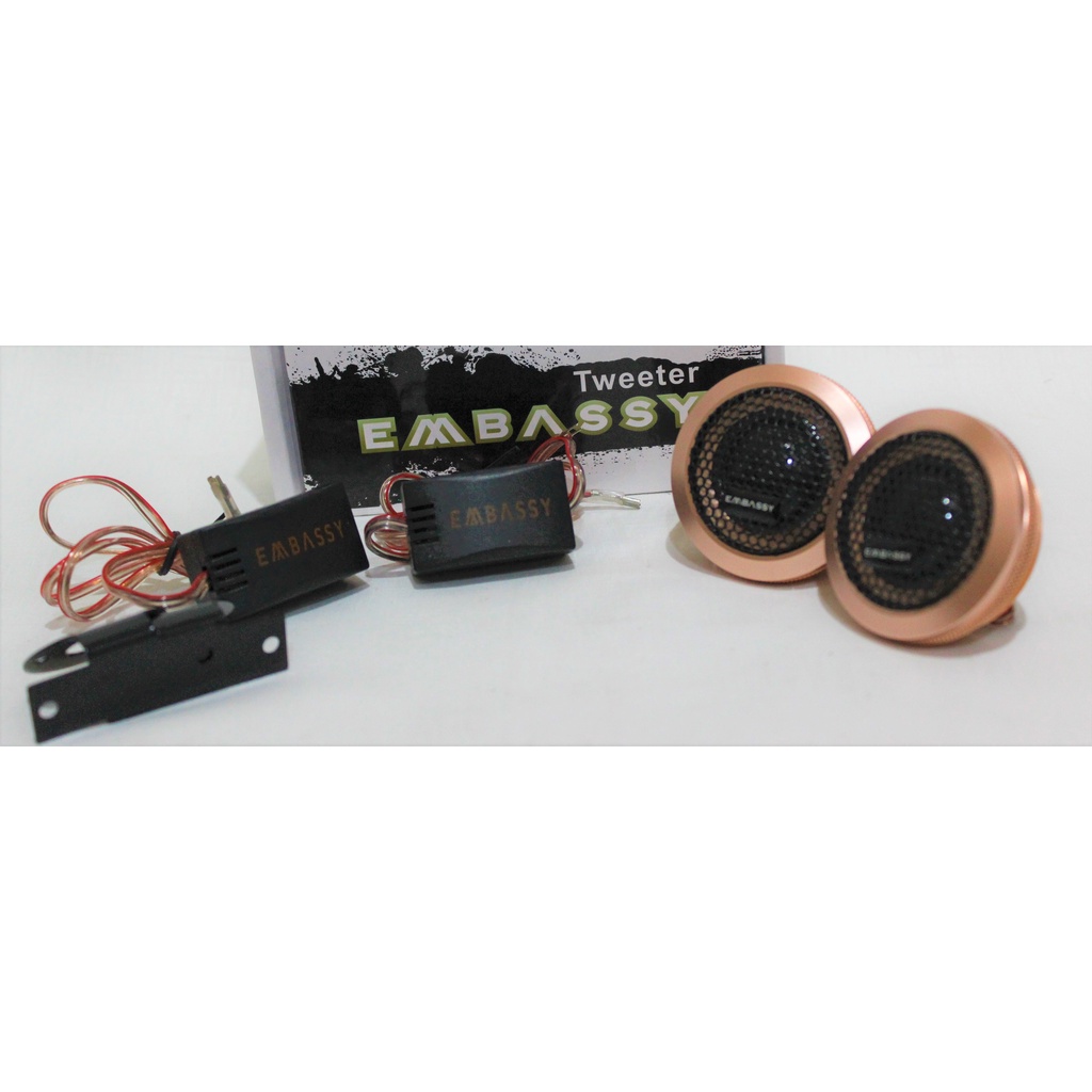 Jual SPEAKER MOBIL MURAH-TWEETER EMBASSY EMT-09 NEODYMIUM FULL BESI ...