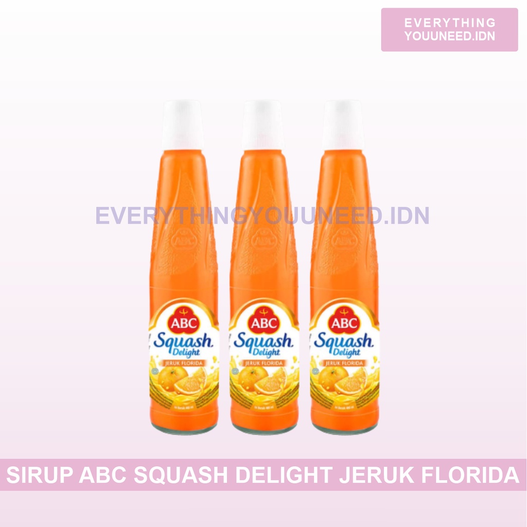 Jual Sirup ABC squash Delight Jeruk Florida 460 Ml | Shopee Indonesia