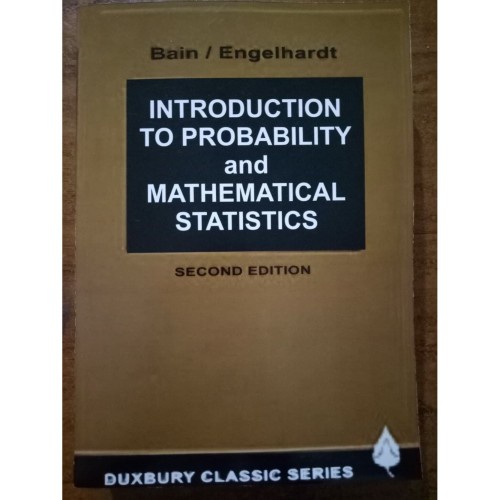 Jual Introduction To Probability And Mathematical Statistics Second ...