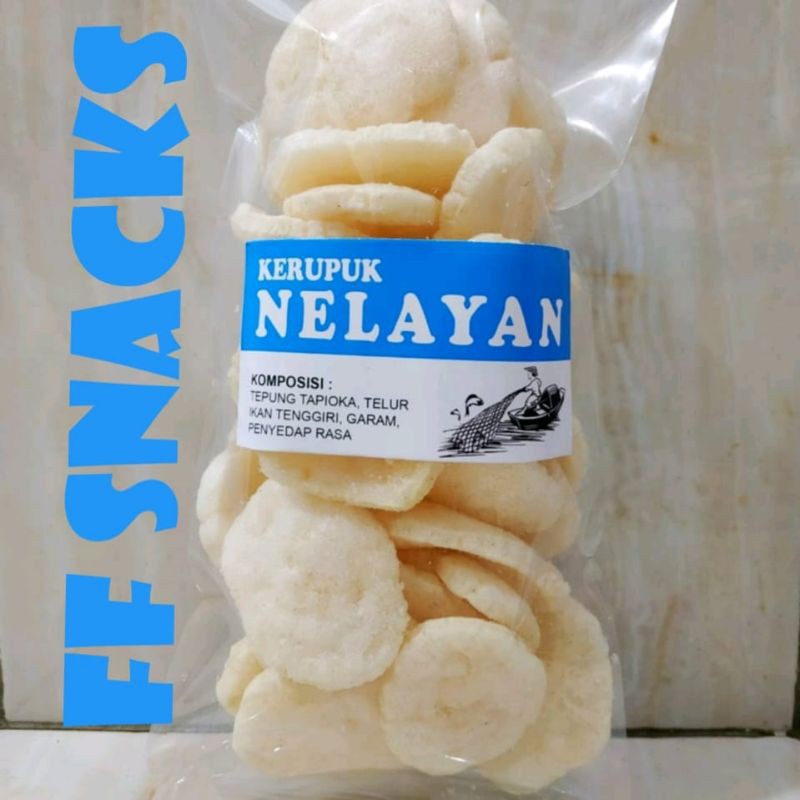 Jual Kerupuk Bangka Ikan Tenggiri Nelayan 100 Gram Kualitas Purnama