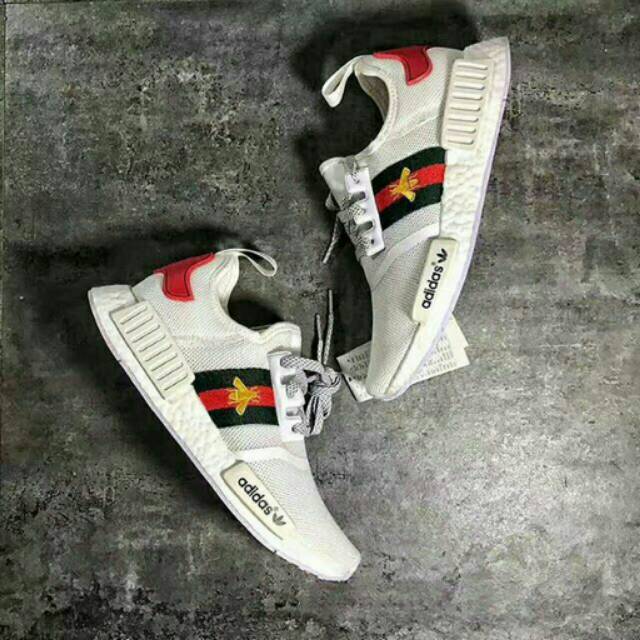 Adidas NMD R1 Gucci Bee White