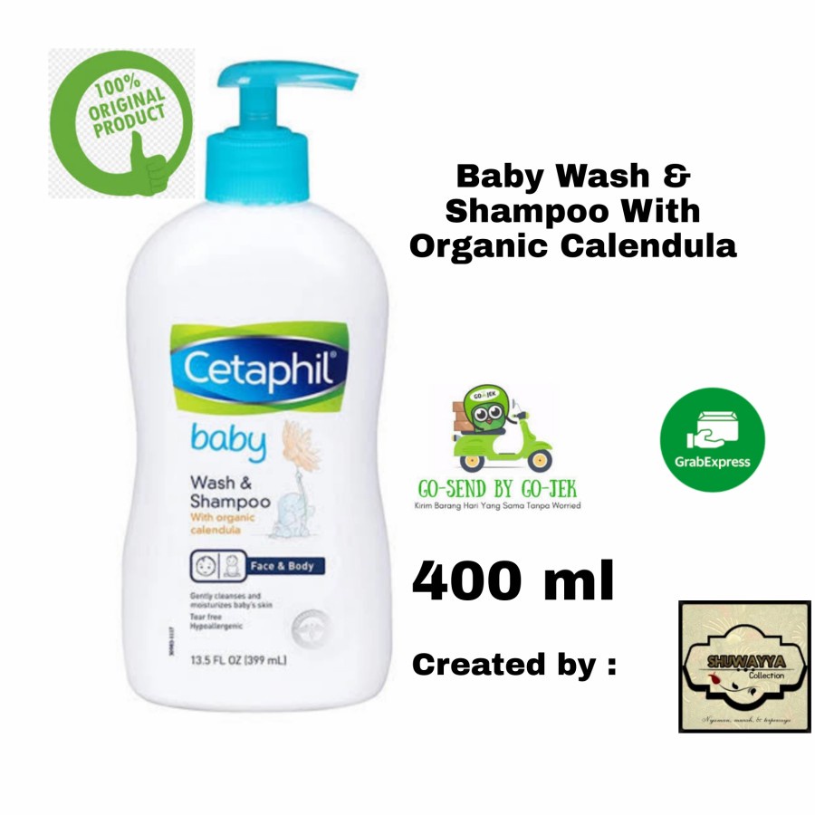 Jual Cetaphil Baby Gentle Wash & Shampoo With Calendula Cetapil Bayi