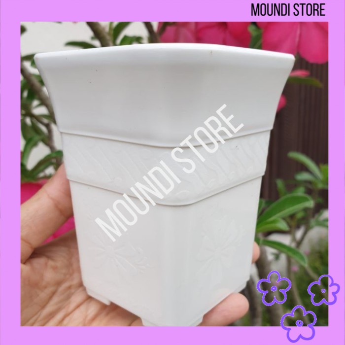 Jual POT BATIK 8CM pot bunga kecil kotak tinggi mirip sofi motif batik ...
