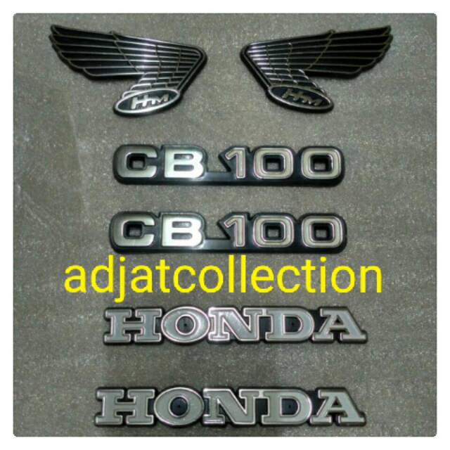 Jual Satu Set Emblem Timbul Dimensi Honda Cb Macam Shopee